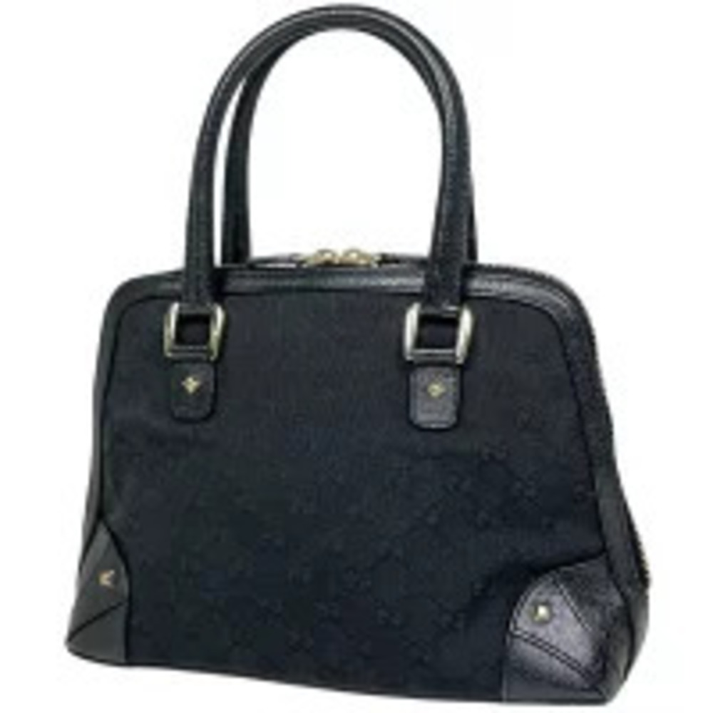 Gucci GG Canvas Handbag Shoulder Bag black